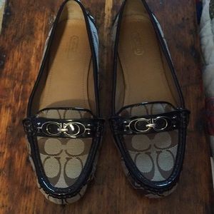 8.5B Coach Logo Loafers w/rubber sole